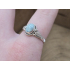 Echt zilveren ring met Larimar